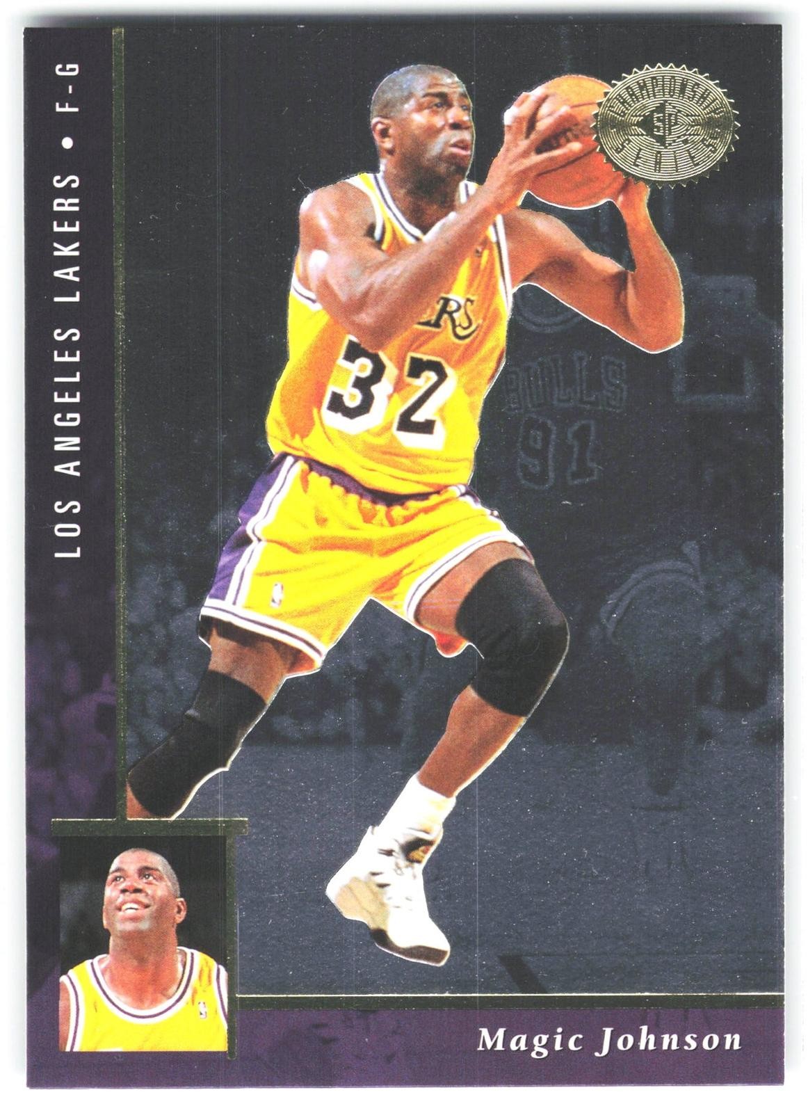 Magic Johnson 1995-96 SP Championship #51 Lakers