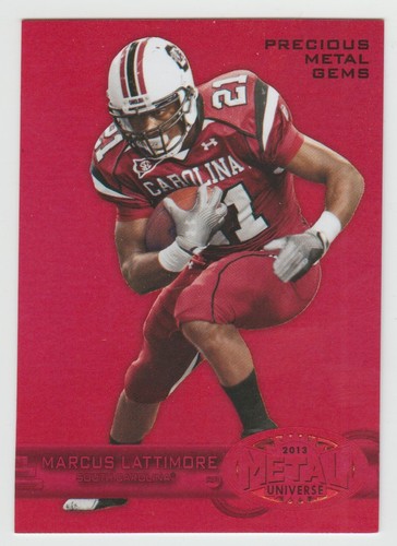 Gemas de metales preciosos Metal Universe 2013 | Marcus Lattimore RC | /100 | #M-125 - Imagen 1 de 2