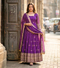 Indian Bollywood Salwar Designer Kameez Pakistani New Anarkali Dress Party Suit