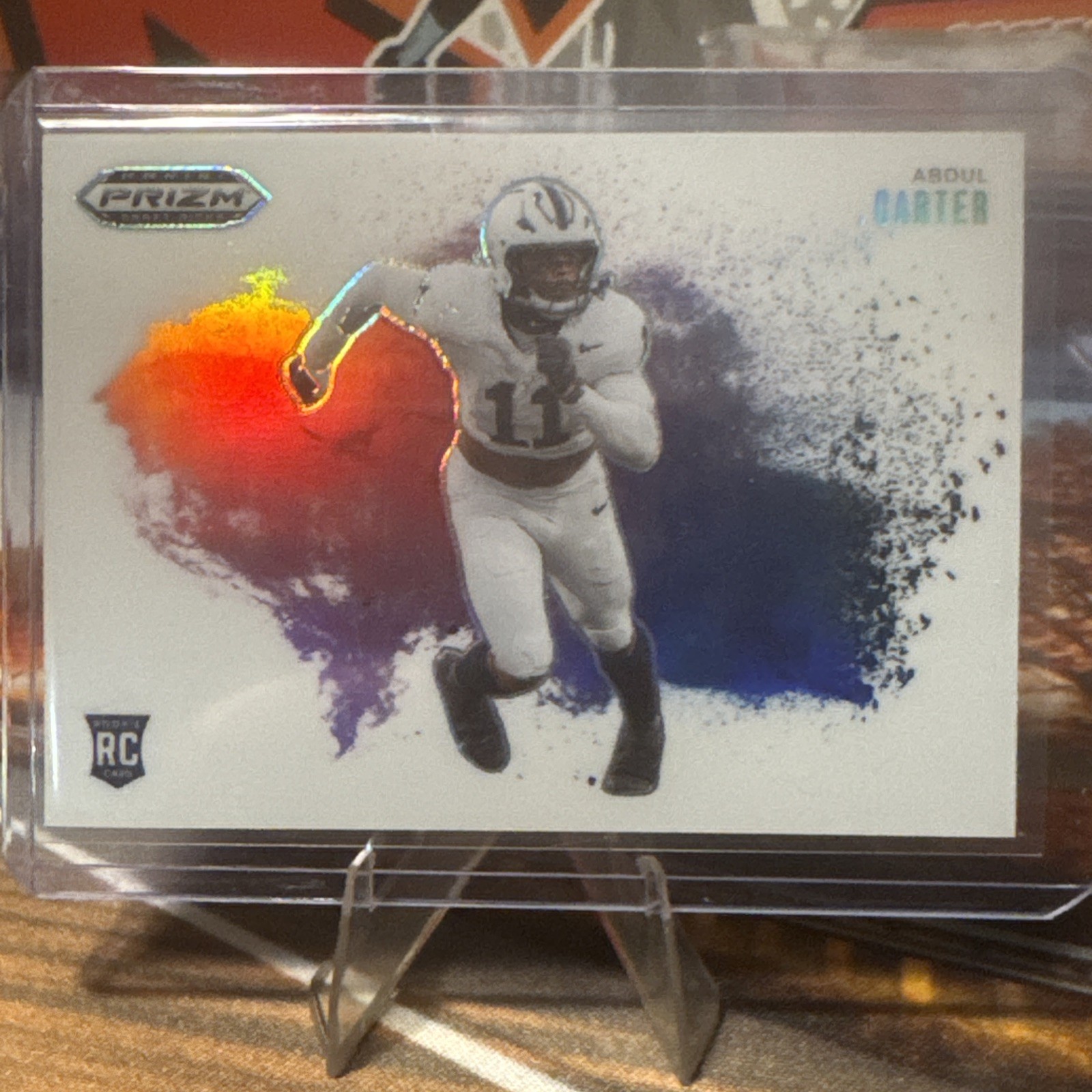 2025 Panini Prizm Draft Picks Abdul Carter Color Blast Rookie- Penn State
