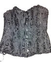 Sexy Women Goth Lace up  Corset Bustier Sz L