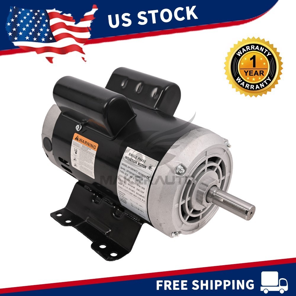 Motor 56283138 Fits Ingersoll Rand 230v 7/8'' Shaft