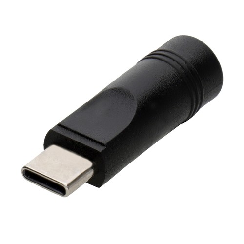 Micro-USB/Mini-USB/USB-C Plug to DC 5V 2.1mm Jack Socket Power Adapters Black - Afbeelding 3 van 14