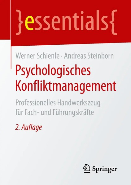 Psychologisches Konfliktmanagement | Werner Schienle (U. A.) | Taschenbuch | Xi-image
