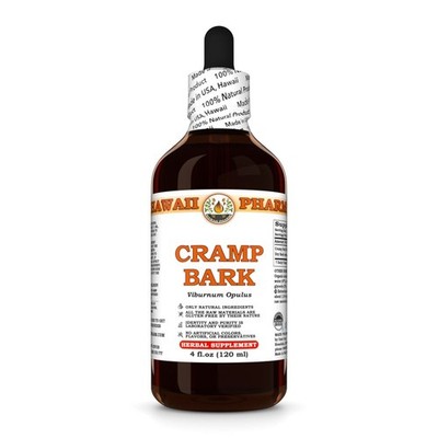 Cramp Bark (Viburnum Opulus) Tincture, Dried Bark Liquid Extract