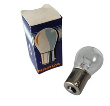 Simson MZ Gl&uuml;hlampe 6V 21W B15s NARVA LONGLIFE E-Pr&uuml;fzeichen DDR-Lagerware