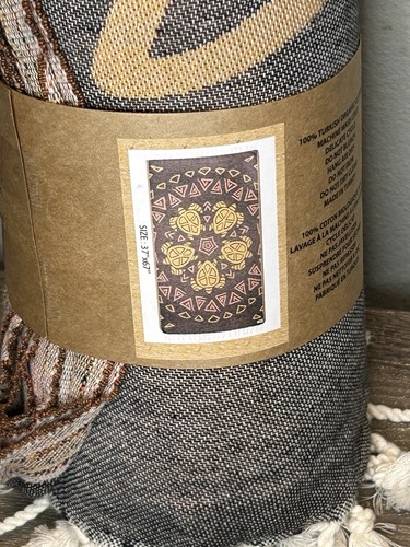 Sand Cloud Beach Towel Turkish Organic Cotton 37”x67” NEW! - Picture 8 of 15