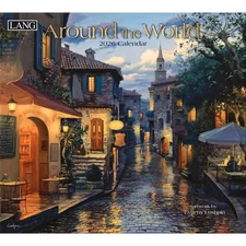Lang,  Around the World 2026 Wall Calendar by Evgeny Lushpin, 13.4'' X 12'', 12-