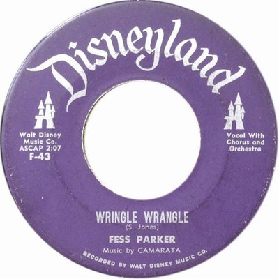 Fess Parker - Wringle Wrangle, 7'', (Vinyl)