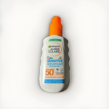 Garnier Ambre Solaire Kids Sensitive Advanced Sun Cream SPF50 150ml - BRAND NEW 59.93 per litre