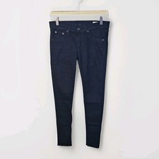   Rag  Bone The Legging Skinny Jeans Women's 27 Midnight Dark Wash Stretch USA