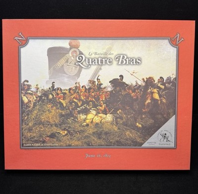 Clash Of Arms Wargames La Bataille des Quatre Bras 2nd Edition New In Ziploc