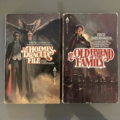 The Holmes-Dracula File + An Old Friend Of The Family Fred Saberhagen Ace Books