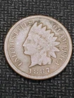 1887 Indian Head cent penny United States 1C in Fine condition L#1045