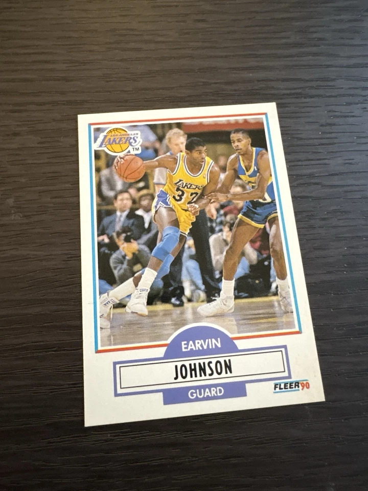 Fleer - Magic Johnson #93 1990-91 Foto 3 de 4