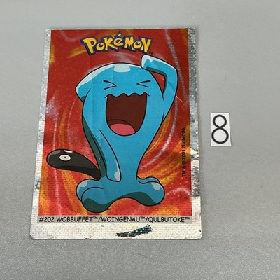Woingenau #202 Wobbuffet Holo Sparkle Sticker Pokemon Karte Dunkin Boomer 2001