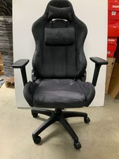 Arozzi - Torretta Supersoft Upholstery Fabric Gaming Chair - Pure Black