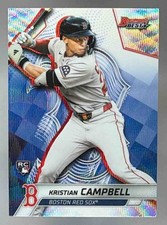 2025 Bowman's Best Kristian Campbell Wave Refractor RC Red Sox