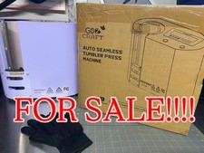 Purple htvront auto tumbler heat press machine