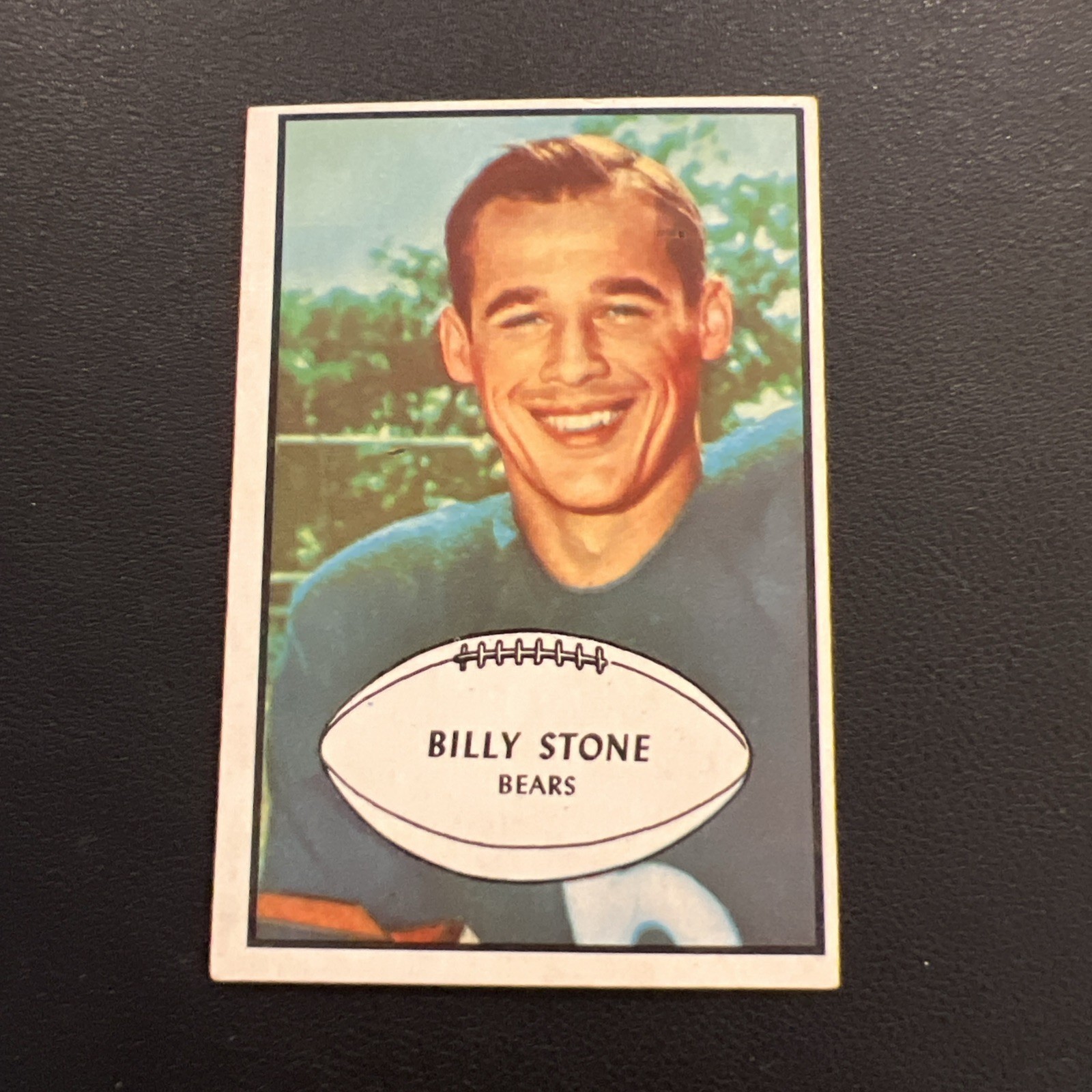 1953 Bowman Football #29 Billy Stone