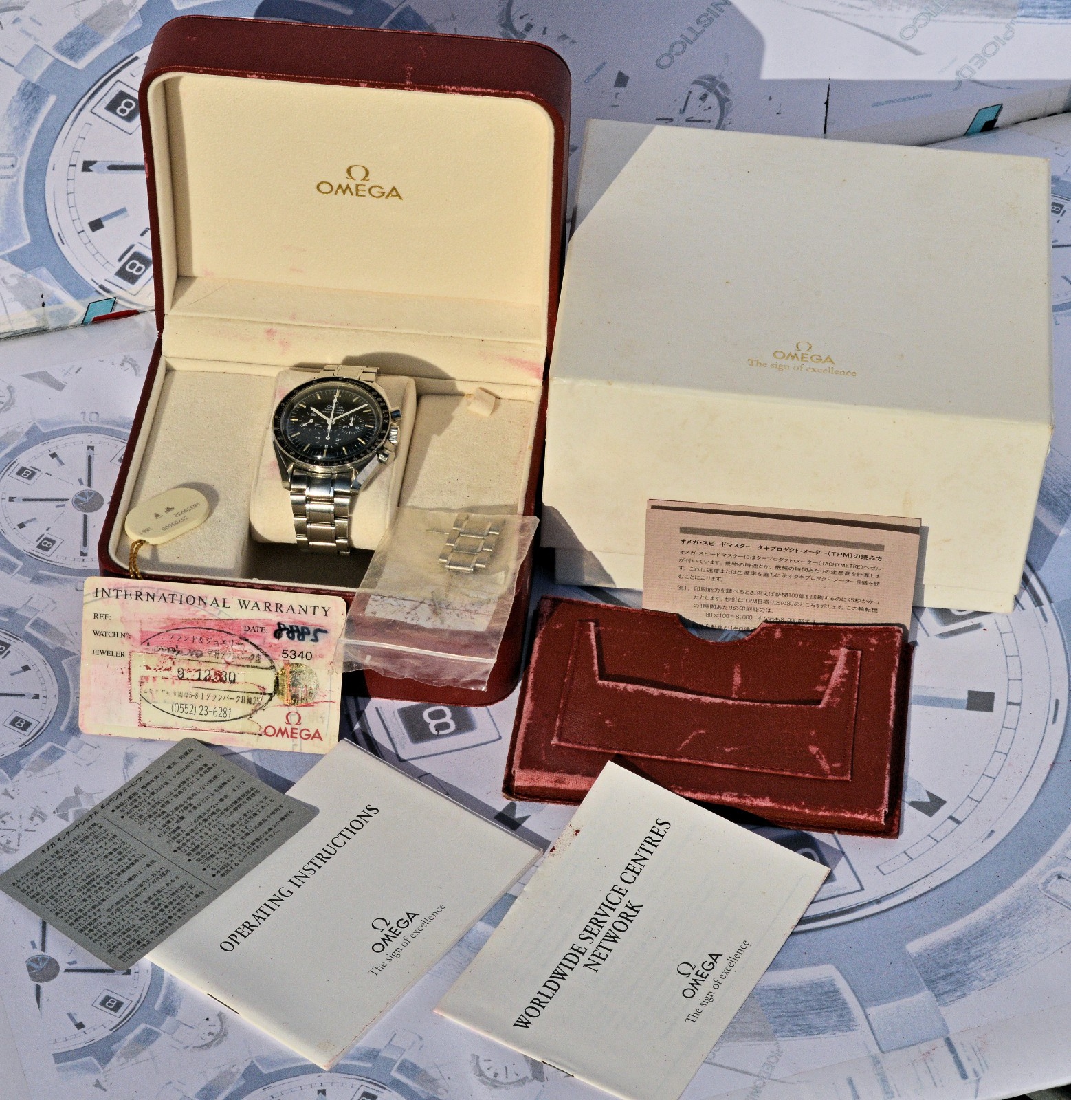 Omega Speedmaster Moonwatch Chrono 1996 Transition Movement 1861 Dial 861