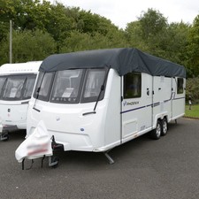 14.76ft x 9.84ft Waterproof Caravan Roof Cover UV Resistant All-Weather Protect