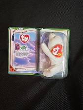 TY Teenie Beanie Babies Chilly The Polar Bear McDonalds 1999 w/Errors NEW in Box