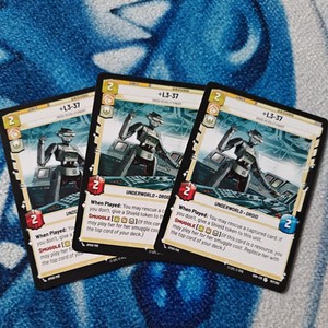 PLAYSET L3-37 #197 262 Star Wars Unlimited Shadows Of The Galaxy Uncommon TCG