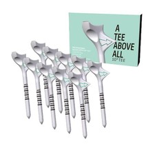 LOFIN Adjustable Height 10� Golf Tees ? 3.15" Eco-Plastic Low-Friction Tees f...