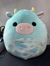 Tuluck the Blue Cow Squishmallow 16 Easter 2023 Ultra Rare BRAND NEW w/ Tag