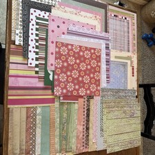 Lot Of 50 12x12 Scrapbooking Paper Variety