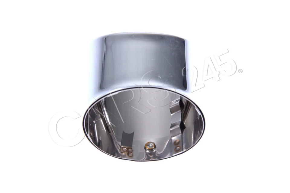 Tubo de escape cromado derecho original BMW E46 descapotable cupé sedán OEM 18107501092 Foto 4 de 4