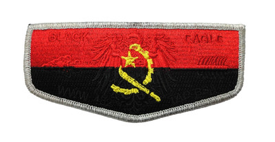 Black Eagle Lodge 482 Angola Country Flag OA Flap - Transatlantic Council