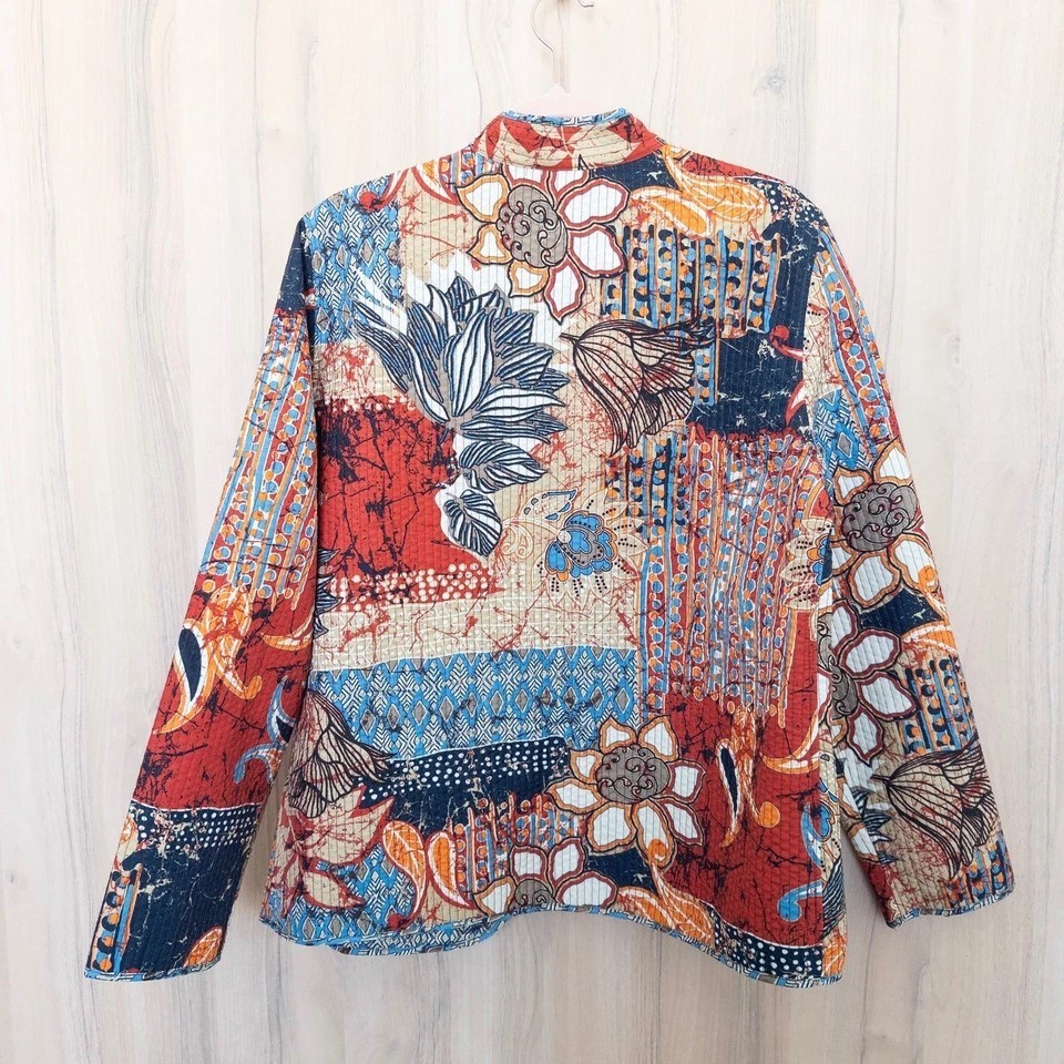 Alfred Dunner Lightweight Colorful Patchwork Reve… - image 5