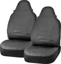 Bell Automotive 22-1-56752-9 Black Sport Leather Universal Bucket Seat Covers