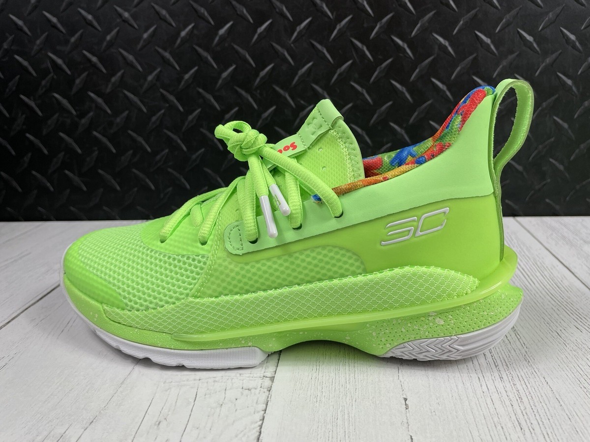 Under Armour Stephen Curry 7 Sour Patch Kids Lime Green 3022113