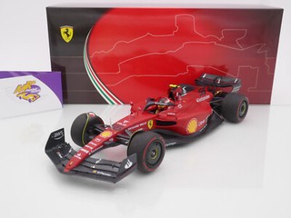 BBR 221855 # Ferrari F1 75 n.55 F1 2nd Bahrain GP 2022 " Carlos Sainz Jr " 1:18