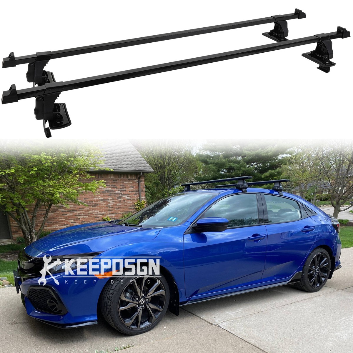 11th Gen Honda Civic Hatchback With Roof Rack For 11th Gen Honda