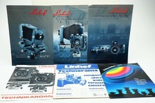 6 Original 8,5x11" Brochures For Linhof Cameras  Schneider Lenses. See Picture.