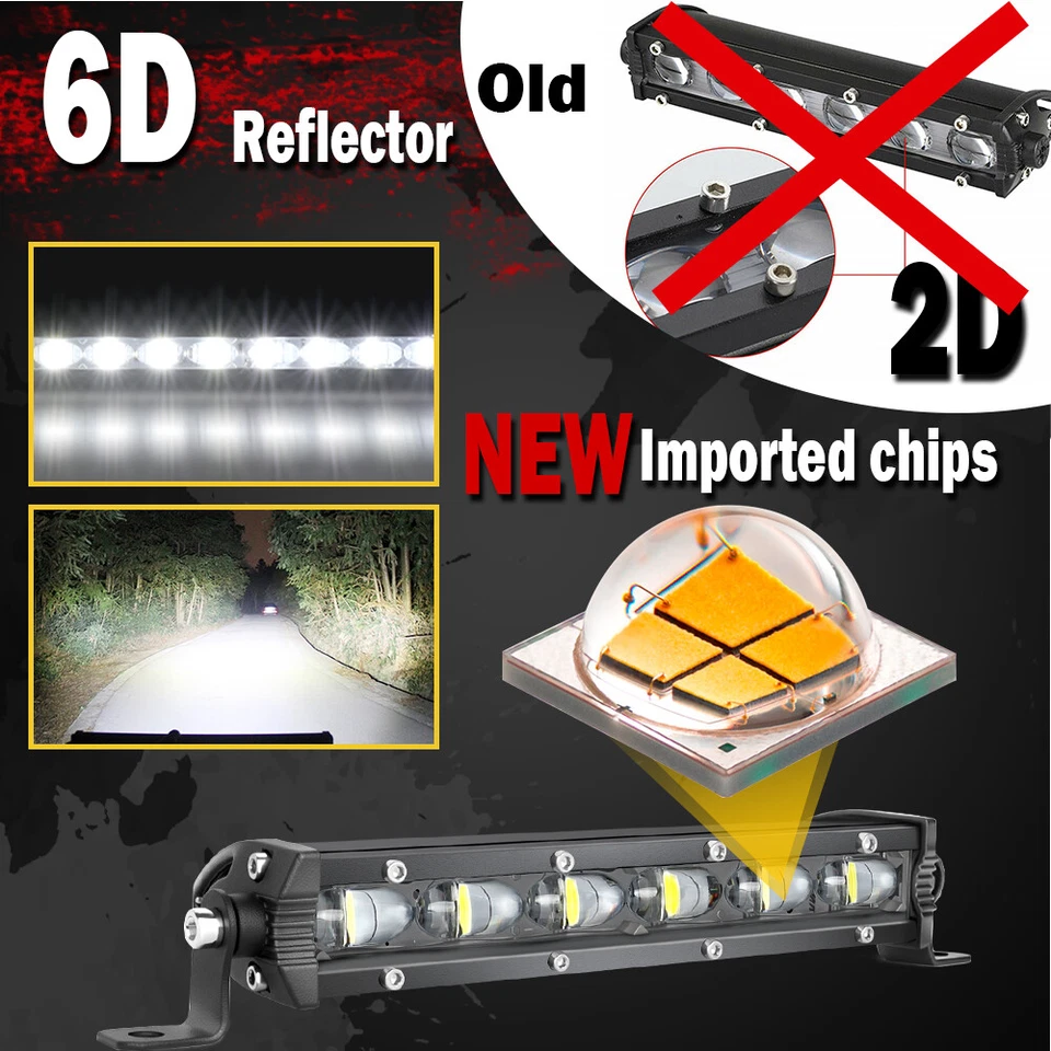 Combo barra de luz LED de 20 pulgadas para Ford F150 F250 F350 Foto 4 de 4