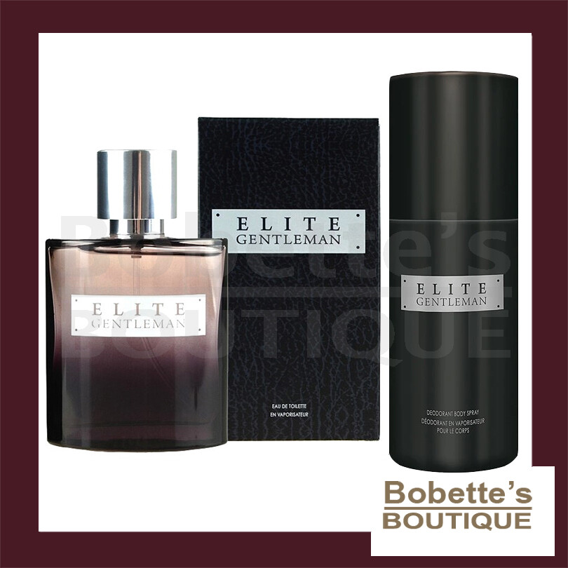 ELITE GENTLEMEN AVON Eau de Toilette homme avec spray déodorant boisé