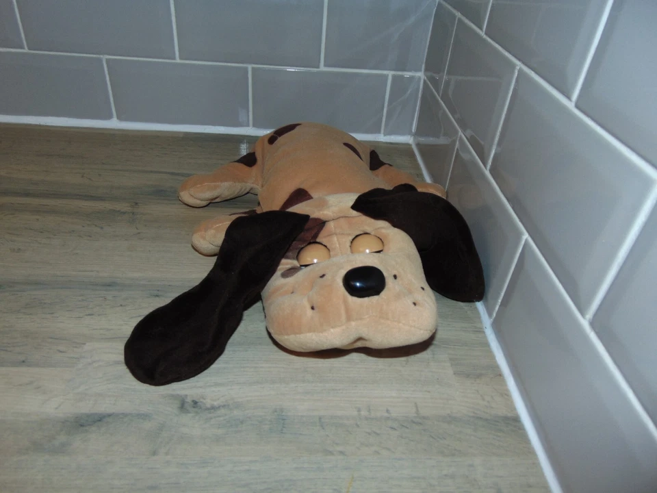 Pound Puppies *Snoring Sleeping* Dog 18" Plush Toy *Working* Hornby 1992 VGC - Image 4 of 4