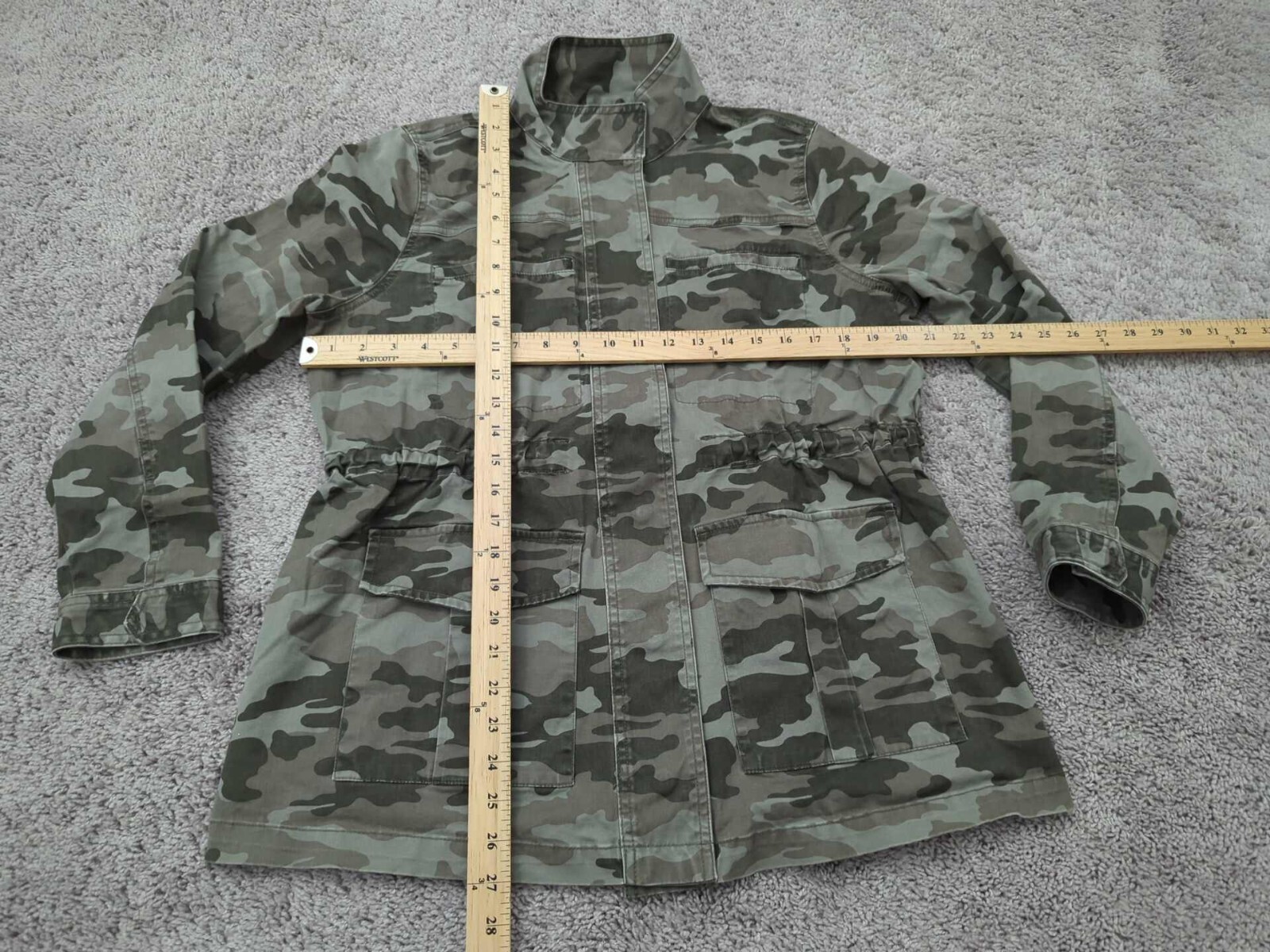 Universal Thread Military Style Jacket Womens Lar… - image 2