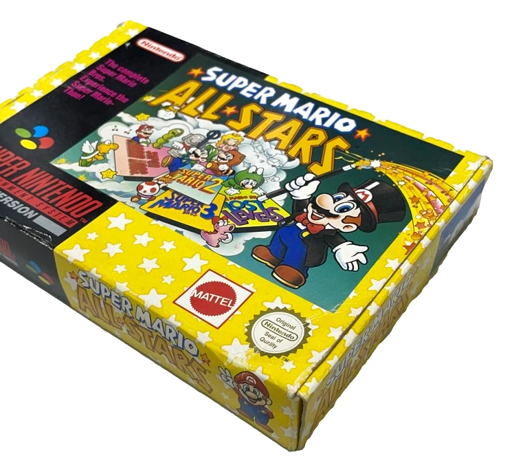 Super Mario All Stars Super Nintendo SNES Boxed *Complete* PAL #2 - Image 4 of 4