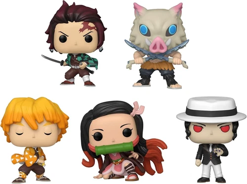 Kimetsu No Yaiba Demon Slayer Funko Pop Set of 5