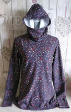 NIKE 6.0 Snowboarding Skiing Ski M Slim Long Sleeve Roll Neck Floral Fleece