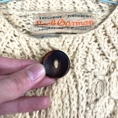 VINTAGE 50s Loch Garman Wool Cable Knit Sweater Women S VINTAGE 50s Loch Garman Wool Cable Knit Sweater Women S