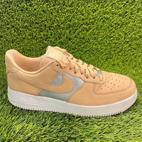 Nike Air Force 1 '07 Low Womens Size 12 Beige Athletic Shoes Sneakers