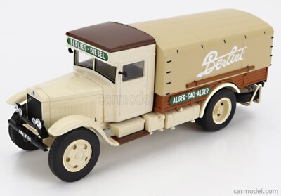1/43 DIECAST BERLIET GVL 28 DIESEL CANVAS BACK TRUCK 'ALGER-GAO-ALGER' 1932
