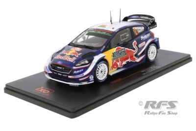Ford Fiesta WRC Rallye Rally Monte Carlo 2018 Elfyn Evans 1:24 IXO Red Bull